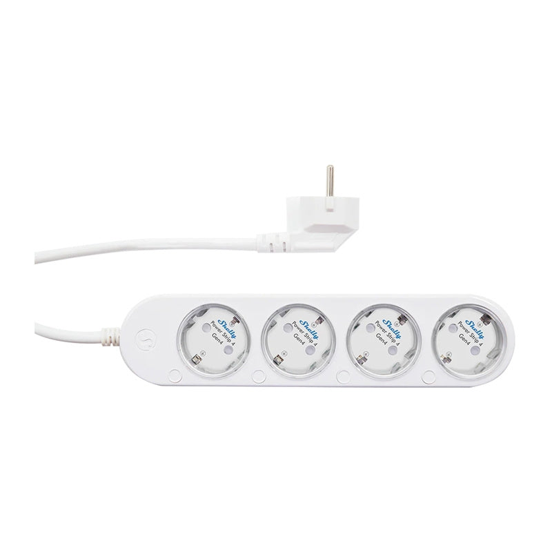Smart 12A Shelly Power Strip 4 Gen4 Zigbee/Matter power strip, Inteligentna Listwa zasilająca 12A Shelly Power Strip 4 Gen4 Zigbee/Matter