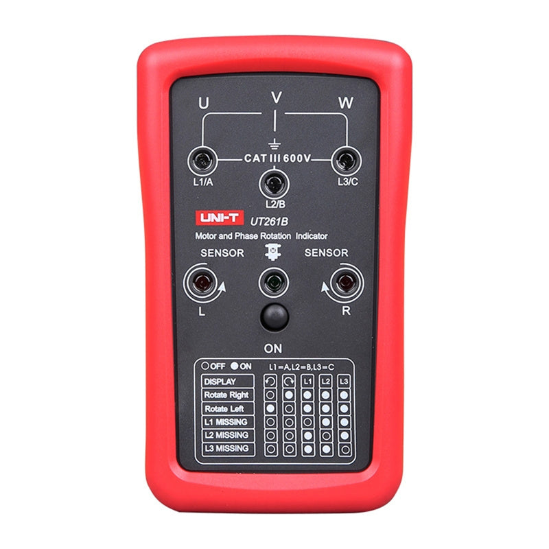 Uni-T UT261B Motor Phase and Rotation Direction Tester, Wskaźnik kolej ...