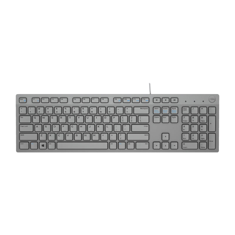 Мультимедийная клавиатура Dell-KB216 — французский язык (AZERTY) — серый