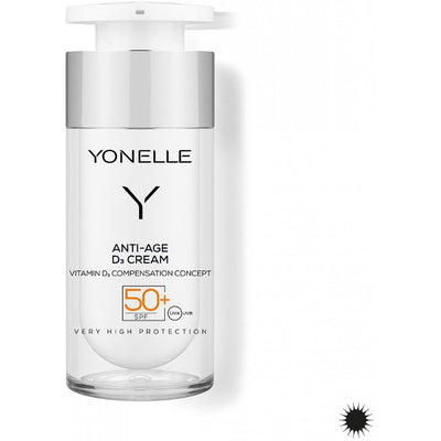 Yonelle Anti Age D3 Cream SPF 50+ Защитный крем для лица от солнца, 30мл