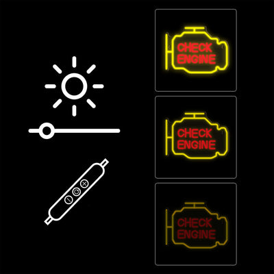 Manta SNL94YE Style Neon Lights CHECK ENGINE