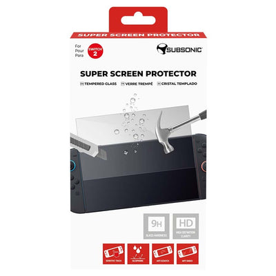 Subsonic Super Screen Protector Tempered Glass for Nintendo Switch 2