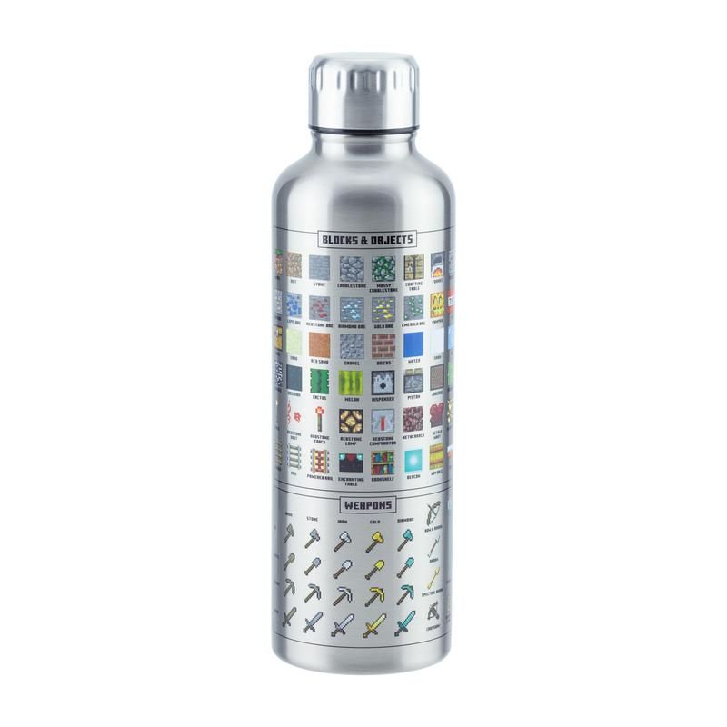 Paladone Minecraft Metal Water Bottle
