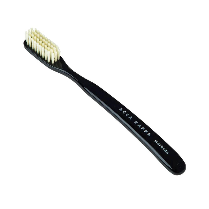 Acca Kappa Vintage toothbrush with soft black nylon bristles