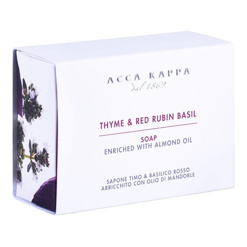 Acca Kappa Thyme & Red Rubin Basil soap 150g