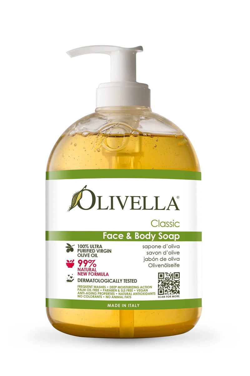 Мыло Olivella Classic для лица и тела 500мл
