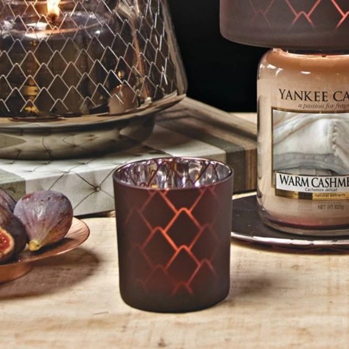 Yankee Candle Modern Pinecone Votive Holder Фиолетовый