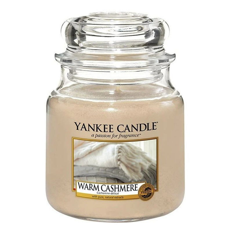 Свеча Yankee Candle Classic Medium Jar Теплый кашемир 411 г