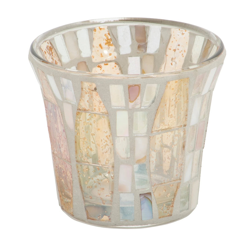 Подсвечник Yankee Candle Gold Wave Mosaic Votive Holder