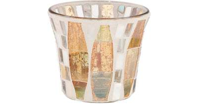 Подсвечник Yankee Candle Gold Wave Mosaic Votive Holder