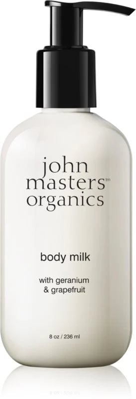 John Masters Organics Geranium & Grepefruit kūno pienas 236 ml