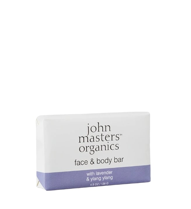 John Masters Organics Lavender Rose Geranium &amp; Ylang Ylang soap 128 g