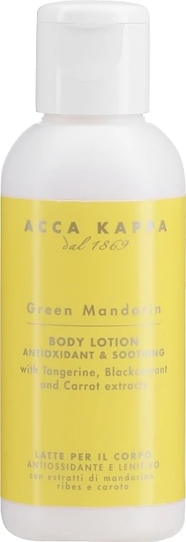 Acca Kappa Green Mandarin Body Lotion 50 ml