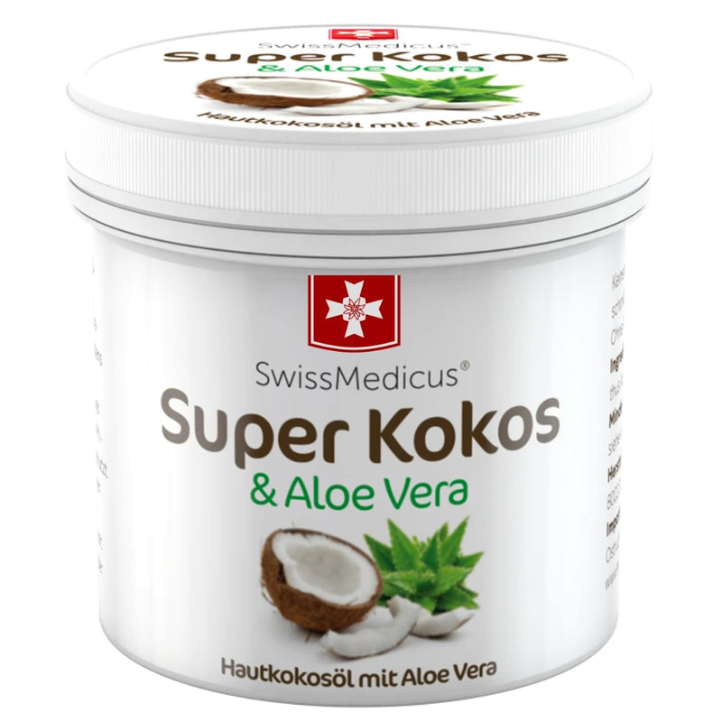 Swiss Medicus Суперкокосовое масло с алоэ вера 150мл