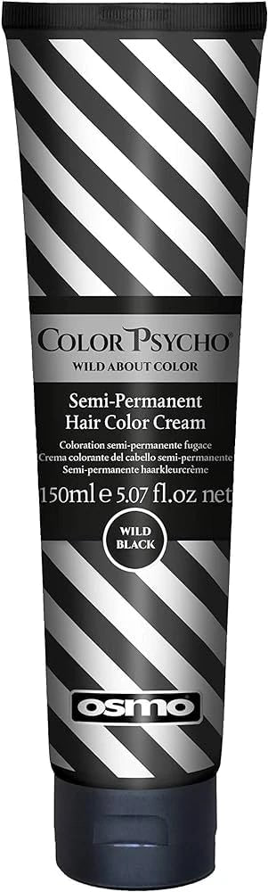 Osmo Color Psycho semi-permanent hair color cream Wild Black 150ml