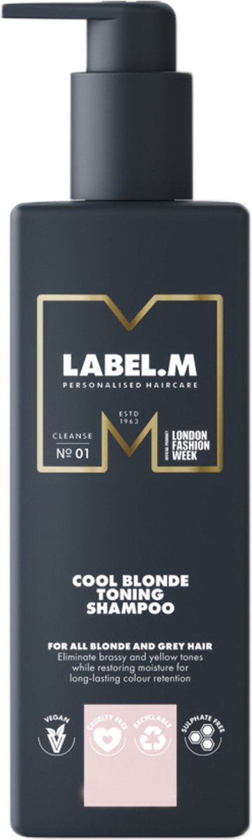 Label.m Professional Cool Blonde Toning Shampoo 1000ml