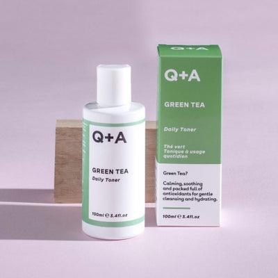 Q+A Green Tea Daily Toner Kasdienis veido tonikas su žaliąja arbata, 100ml