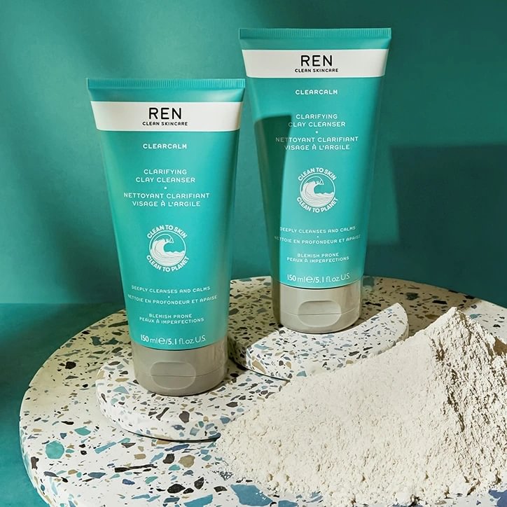 Ren Clearcalm Clarifying Clay valiklis 150ml