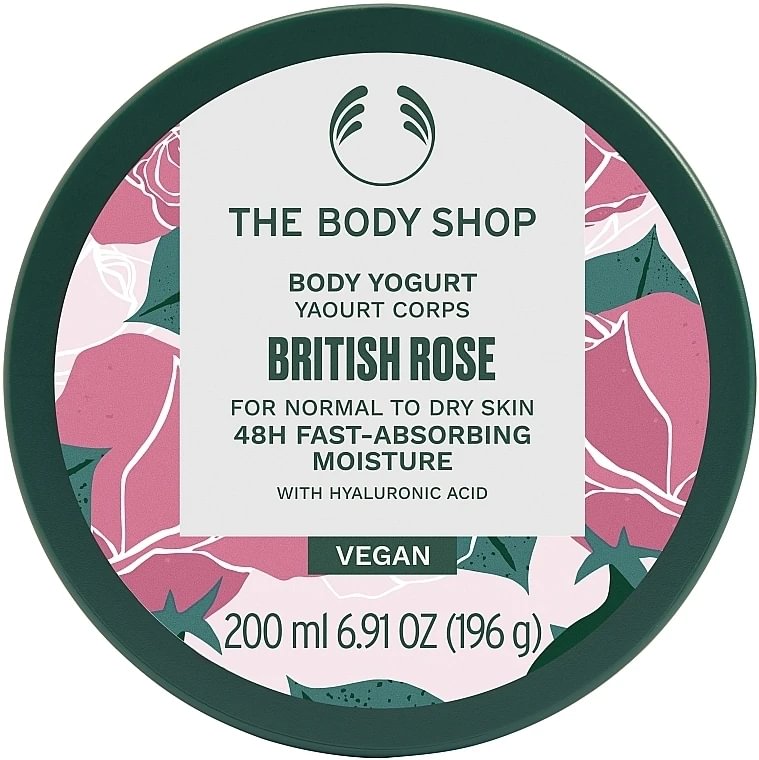 Йогурт для тела The Body Shop British Rose 200мл