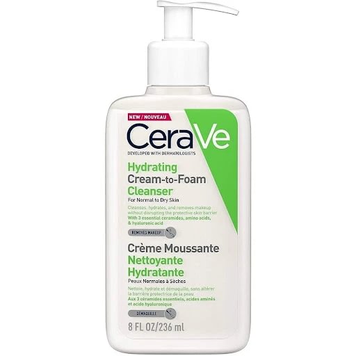 CeraVe Очищающее увлажняющее крем-пенка 236 мл