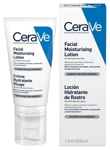 CeraVe Увлажняющий крем для лица 52 мл