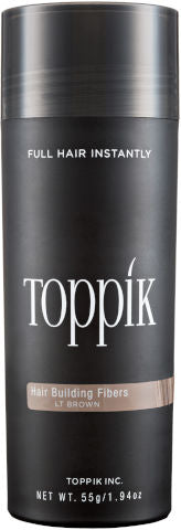 Toppik Hair Building Fiber hair effect powder, Light Brown, 55 g