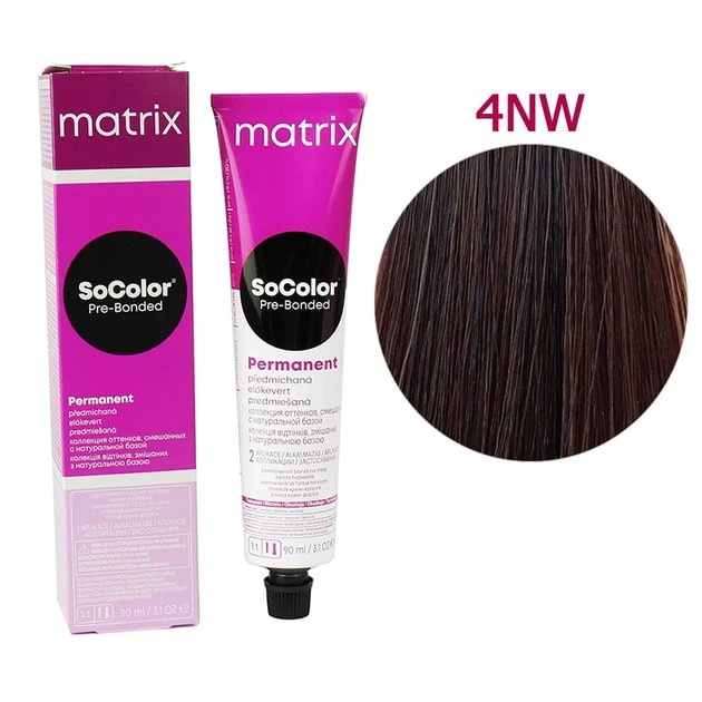 Matrix Socolor Pre-Bonded 4nw 90мл