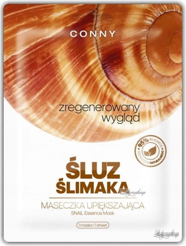 Conny Snail Essence Mask косметическая маска в листах Snail Slime 23г