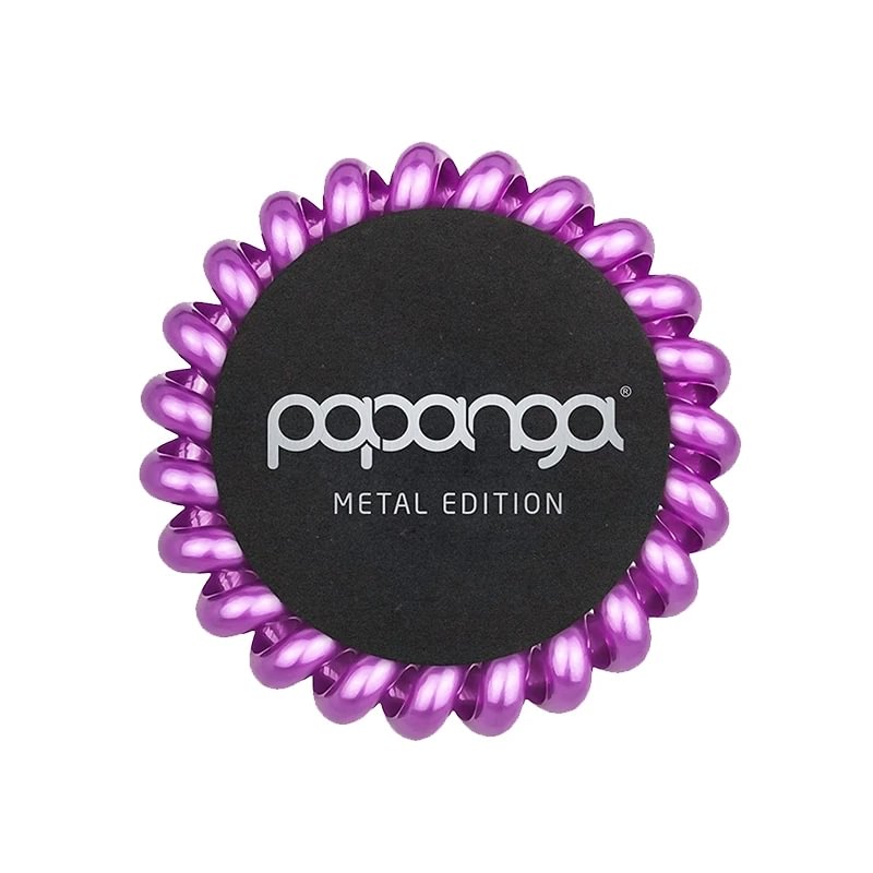 Papanga Metal Edition Metallic Purple Big Hair Ring