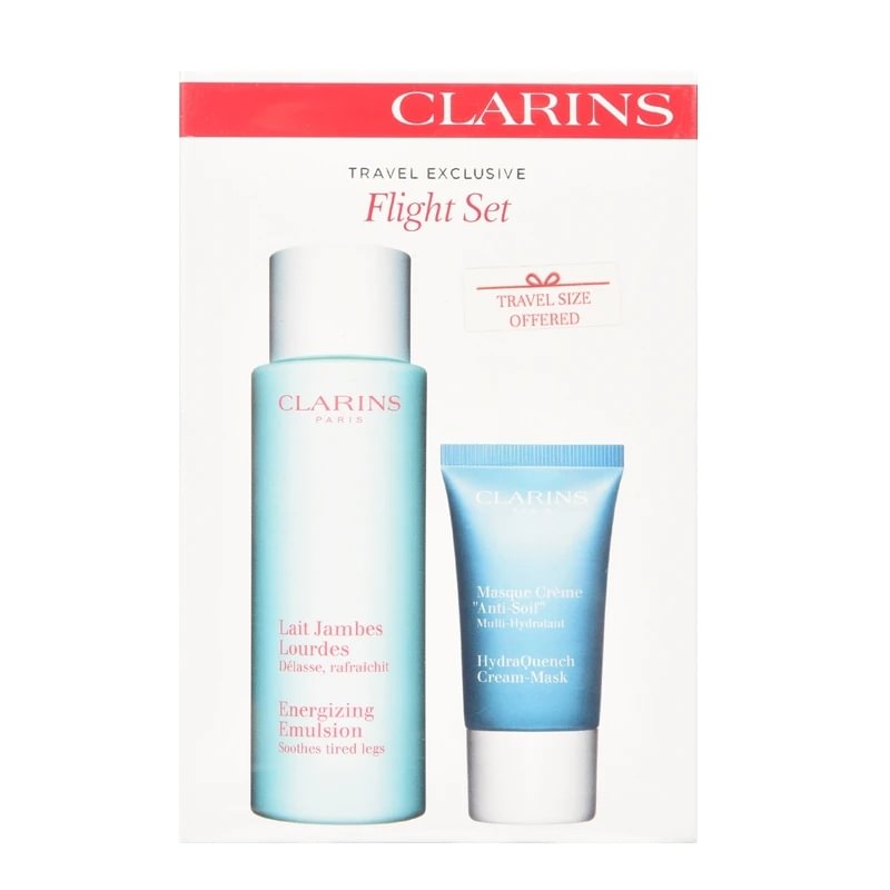 Clarins Set Flight Travel Set Энергизирующая эмульсия 125 мл + крем-маска Hydra Quench 15 мл