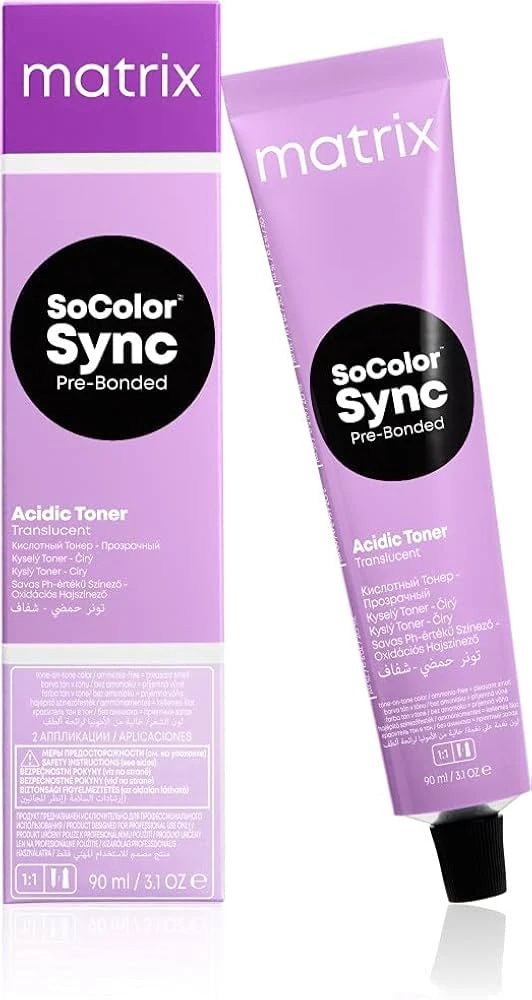 Matrix SoColor Sync Pre-Bonded Acidic Toner Sheer Ash 8a 90ml