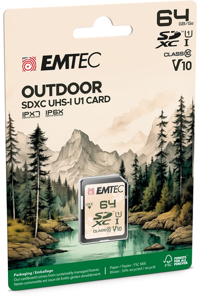 Emtec SD 64GB UHS-I U1 V10 Outdoor
