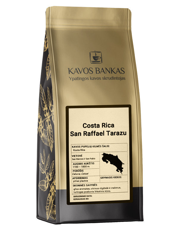 Kavos Bankas Costa Rica San Rafael Tarrazu Kavos pupelės 500 g