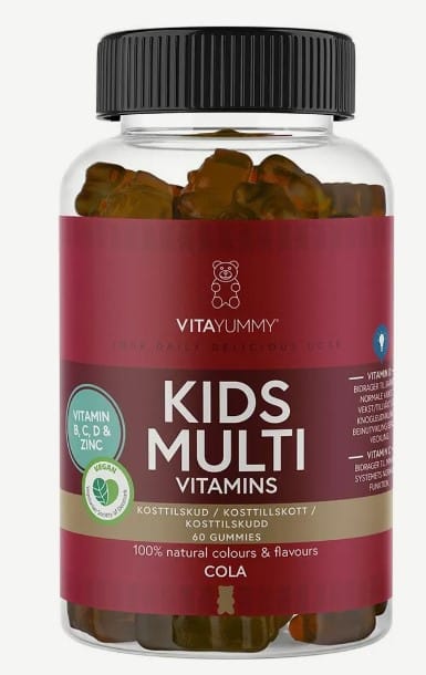 VitaYummy cola-flavored multivitamins for children with vitamin B, C, D, zinc, food supplement, 60 pcs/180 g