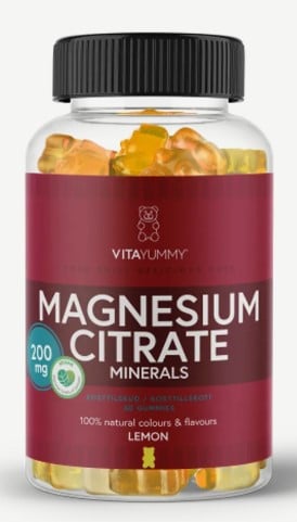 VitaYummy citrinų skonio multivitaminai su magnio citratu, maisto papildas, 60 vnt/180 g