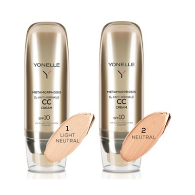 Yonelle Metamorphosis D3 Anti-Wrinkle CC Cream SPF10 Priešraukšlinis CC kremas, 50ml