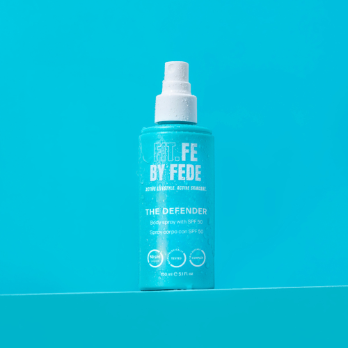 Fit.Fe by Fede The Defender Body Spray SPF50 Apsauginis kūno purškiklis nuo saulės SPF50, 150ml