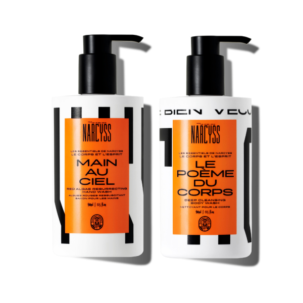 NARCYSS Duo-Kit Resurrecting & Deep Cleansing Rankų muilo ir prasuiklio duetas, 2x400ml