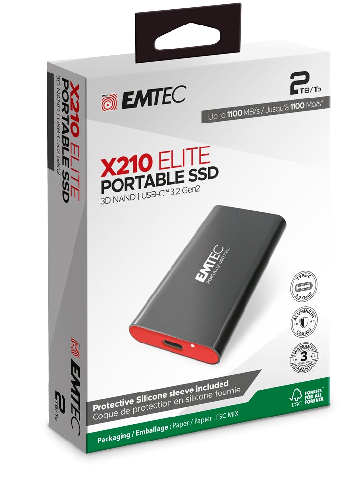 Emtec SSD 3.2Gen2 X210 2TB Portable