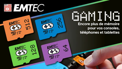 Emtec mSD 128GB UHSI U3 V30 A1 Gaming Green