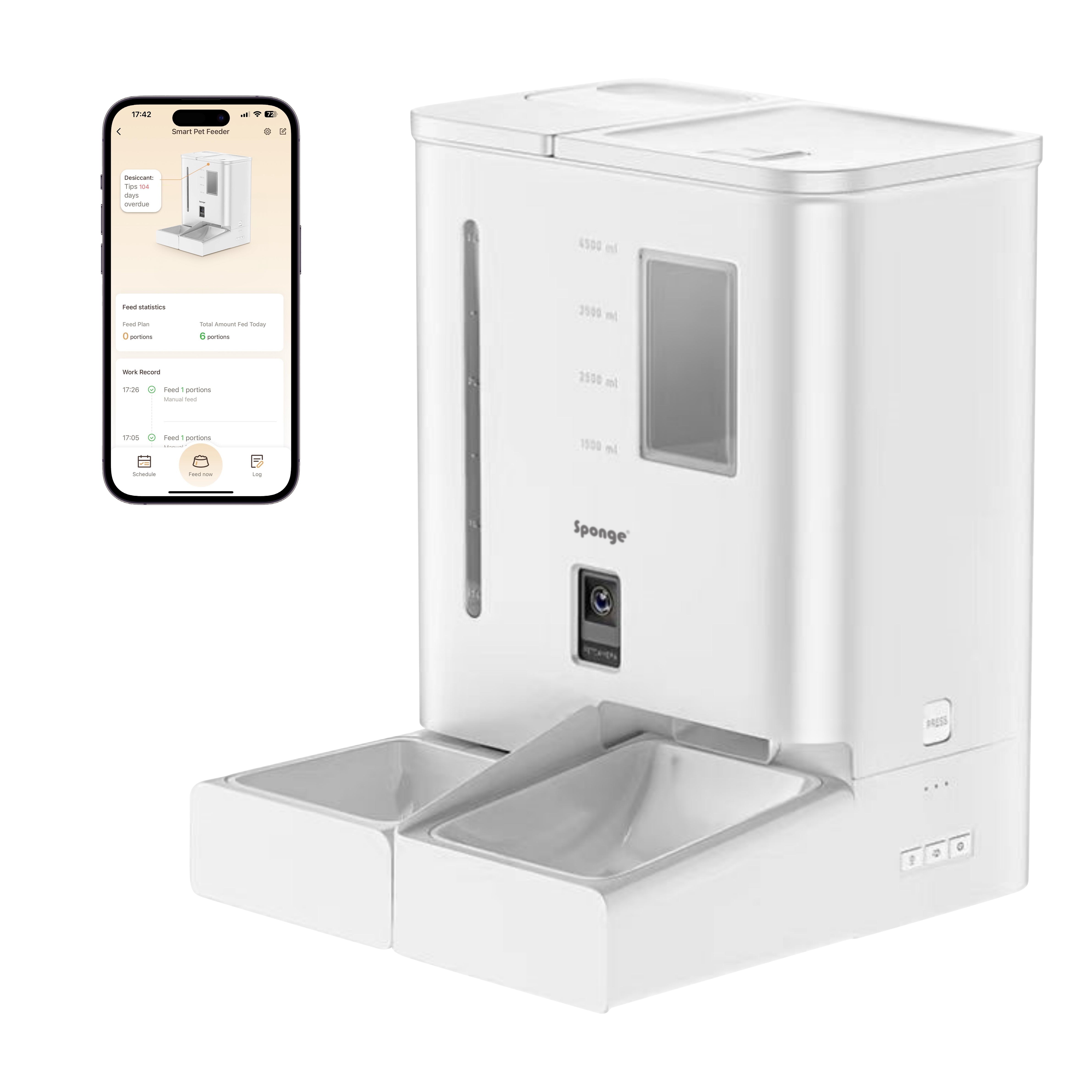 Sponge Smart Feed and water Dispenser – Beauty chest