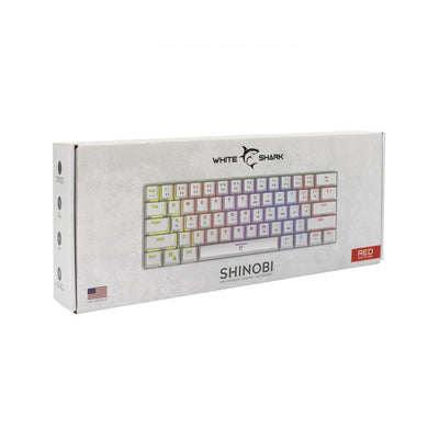 White Shark GK-2022 Shinobi Red Switch, Белый США