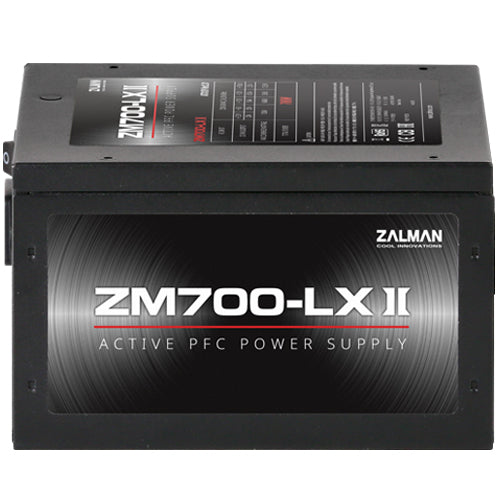 Zalman ZM700-LXII 700Вт, Активная коррекция коэффициента мощности, 85%