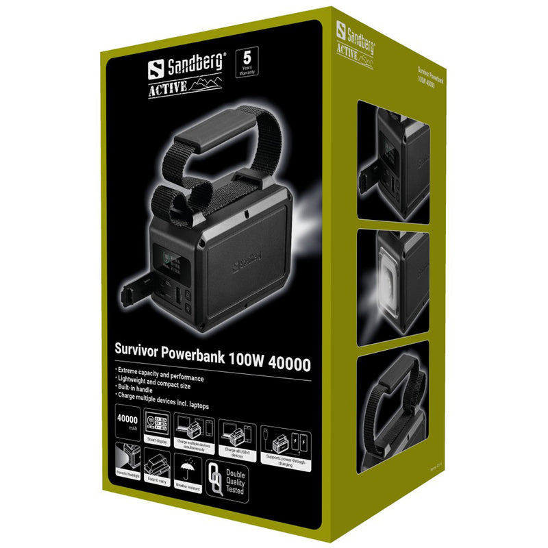 Sandberg 421-14 Survivor Powerbank 100W 40000