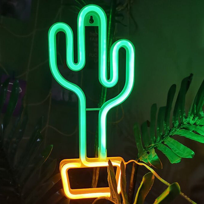 Manta SNL07GNT Style Neon Lights CACTUS Green/Yellow
