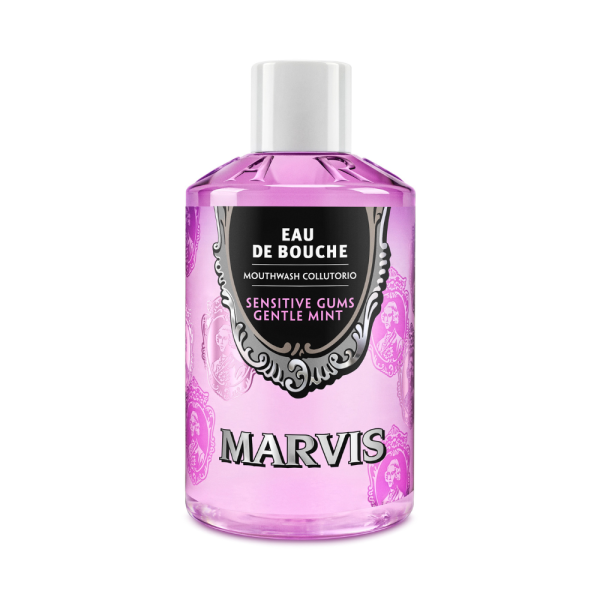 Marvis Sensitive Gums Gentle Mint Mouthwash Burnos skalavimo skystis jautrioms dantenoms, 400ml