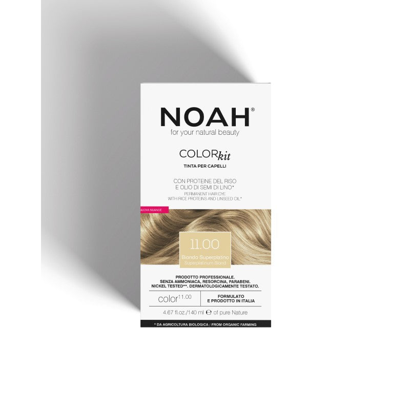 Noah Color Kit 11.00 Superplatinum Blond Ilgalaikiai plaukų dažai, 140ml