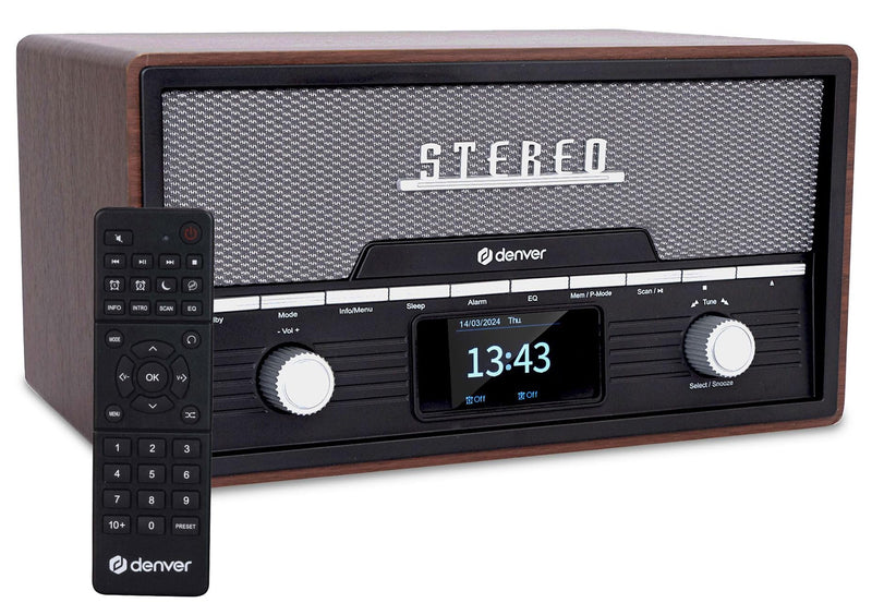 Denver MDA-525DW Dark Wood