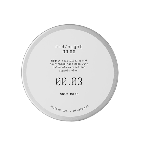 Mid/night 00.00 00.03 Hair Mask Kondicionuojanti kaukė plaukams, 200ml