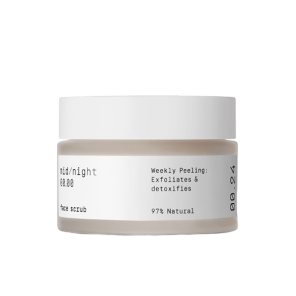 Mid/night 00.00 00.24 Face Scrub Veido šveitiklis, 50ml